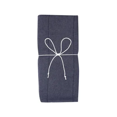 Storuman Flanell Mörkgrå/Svart Bäddset Enkeltäcke 150x210 Classic Textile