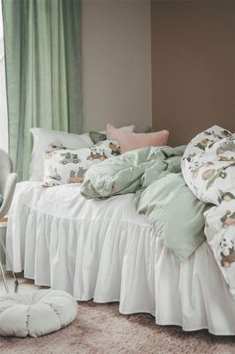 Elton Grön Bäddset Enkeltäcke 150x210 Nina Royal