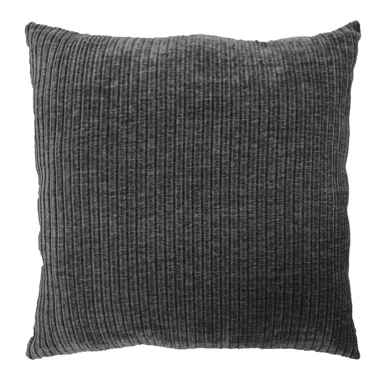 Cord Mörkgrå Kuddfodral 45x45 Redlunds