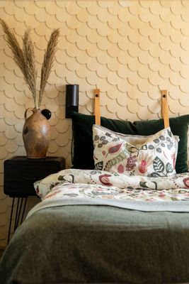 Stormhagen Sand Satin Bäddset Enkeltäcke 150x210 Kosta Linnewäfveri