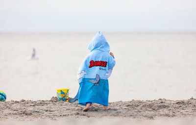 Bamse Val Blå Barn Badponcho 65x130 Swimpy by Tildas