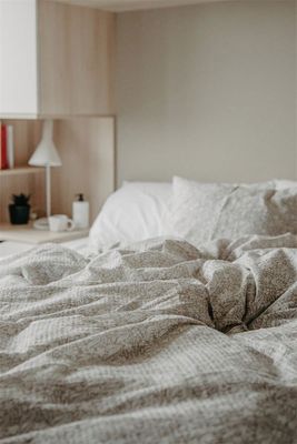 Junis Beige Blommor Bäckebölja Bäddset Dubbeltäcke 220x210 Redlunds