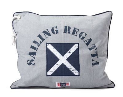 Lödde Grå Maritim Kuddfodral 50x60 Lord Nelson Victory