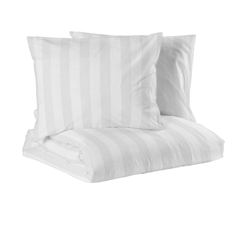 Hotell Mirage Bäddset Satin Vit Dubbeltäcke 220x210 Redlunds