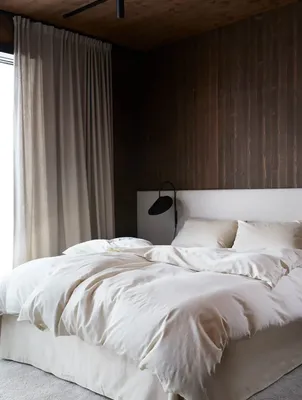 Harmoni Elfenben Satin Dra på lakan 180x200 Höie