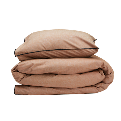 Chambray Lejonfärgade Terrakotta Påslakan 150x210 Gripsholm