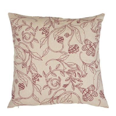 Ellie Röd Kuddfodral 48x48 Fondaco