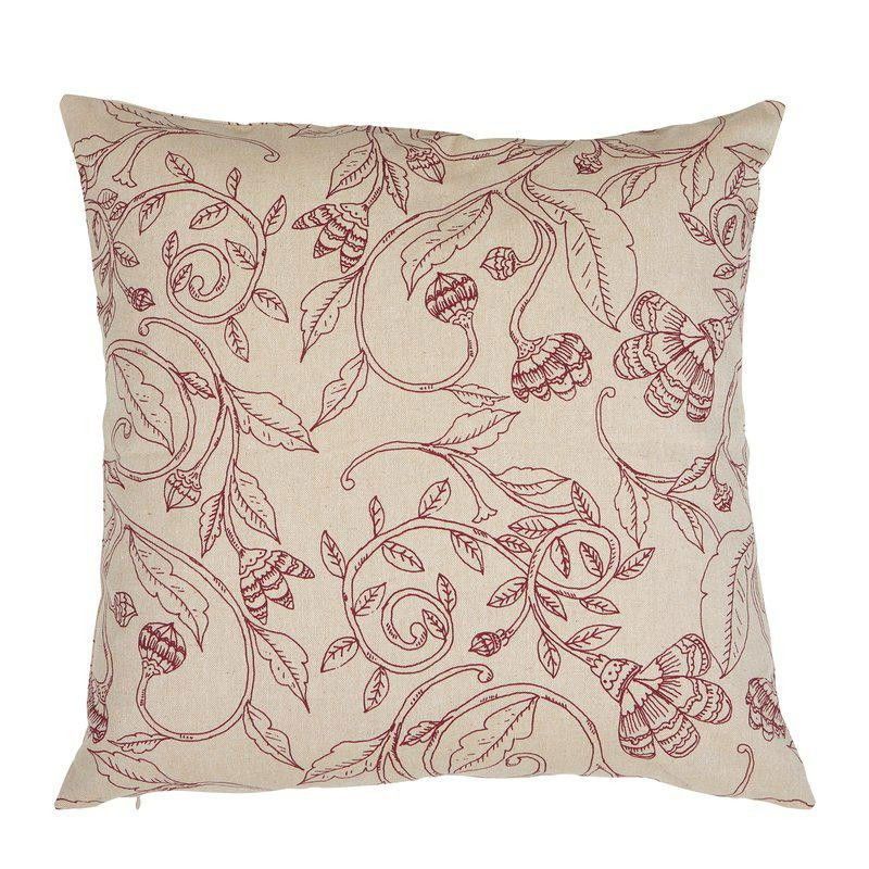 Ellie Röd Kuddfodral 48x48 Fondaco