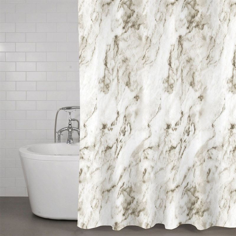 Marble Duschdraperi Marmor/Sand 180x200