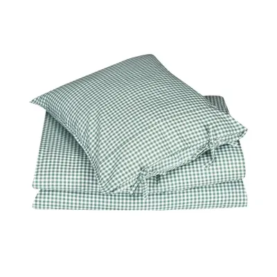 Örngott Allan Grön/Vit Rutigt 50x60 Classic Textile