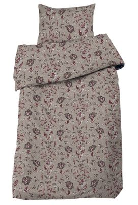 Ingela Satin Mullvad/Vin Bäddset Enkeltäcke 150x210 Redlunds