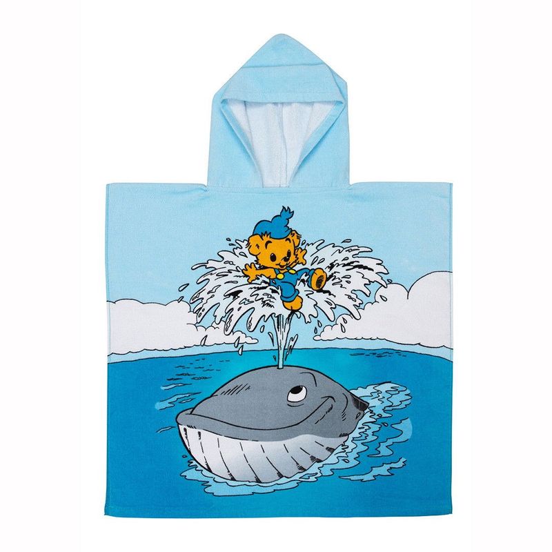 Bamse Val Blå Barn Badponcho 65x130 Swimpy by Tildas