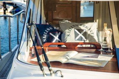 Lödde Grå Maritim Kuddfodral 50x60 Lord Nelson Victory