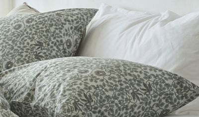 Botanique Grön Blommigt Bäddset Enkeltäcke 150x210 Borganäs of Sweden