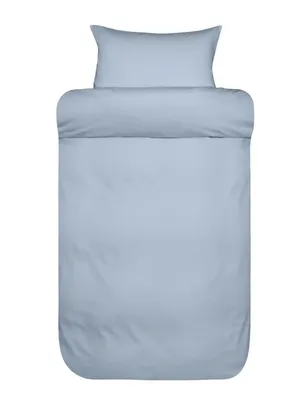 Harmoni Satin Ljusblå Bäddset Enkeltäcke 150x210 Höie