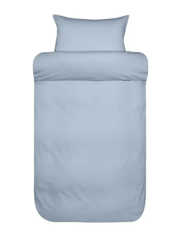 Harmoni Satin Ljusblå Bäddset Enkeltäcke 150x210 Höie