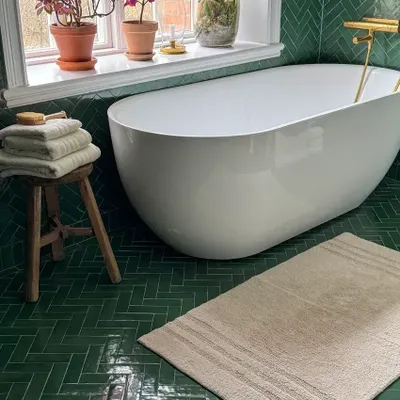 Verona Sand Badrumsmatta Classic Textile