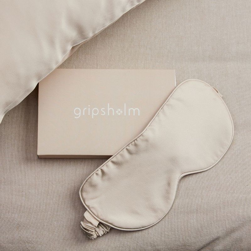 Sovmask Champagne Siden 24x11 cm - Gripsholm