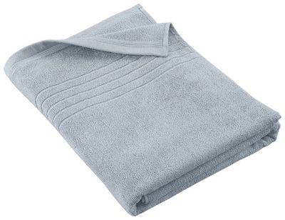 Helle Ljusblå Badrumshandduk Frotté Borganäs of Sweden