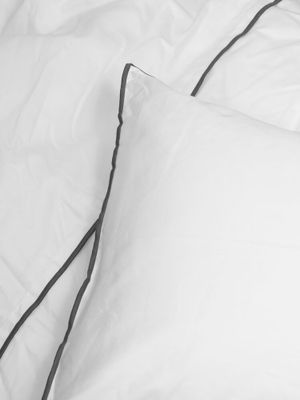 Alexandria Satin Vit Egyptisk Bomull Bäddset Dubbeltäcke 230x220 Kosta Linnewäfveri