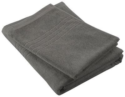Helle Grå Badrumshandduk Frotté Borganäs of Sweden