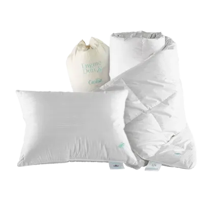 Paket Duntäcke & Dunkudde 550g 150x210 + 500g 50x60 Engmo Dun