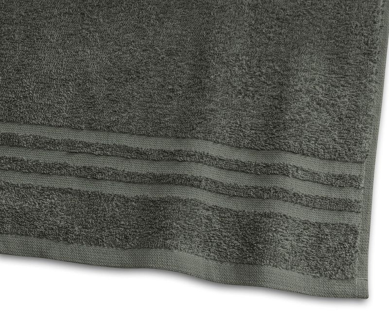 Basic Frotté Mörkgrön Badrumshandduk Borganäs of Sweden