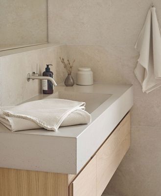 Haze Sand Badrumshandduk Frotté Borganäs of Sweden