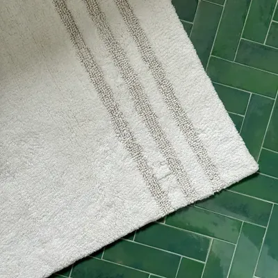 Verona Off-White Badrumsmatta Classic Textile