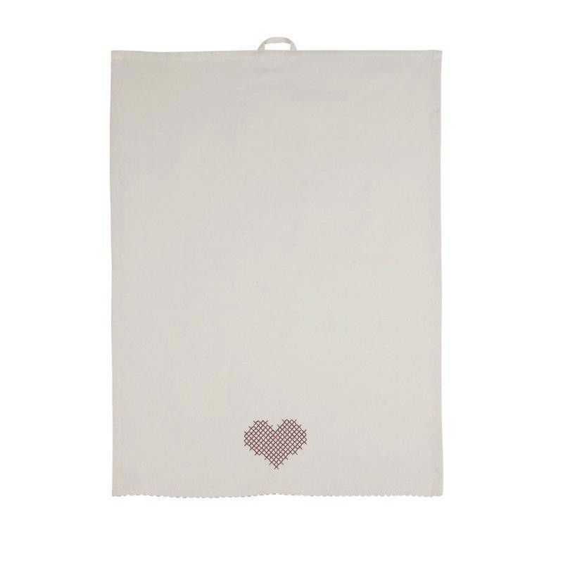 Tyra Off-White Kökshandduk 50x70 Fondaco