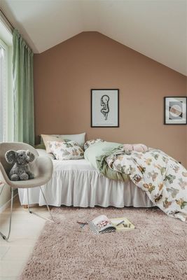 Utflykt Ecru/Rosa Söta Djur Barn Bäddset Enkeltäcke 150x210 Redlunds