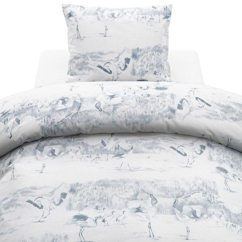 Trandansen Blå Bäddset Enkeltäcke 150x210 Borganäs of Sweden