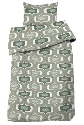 Ludvig Ljusgrön Bäddset Enkeltäcke 150x210 Redlunds