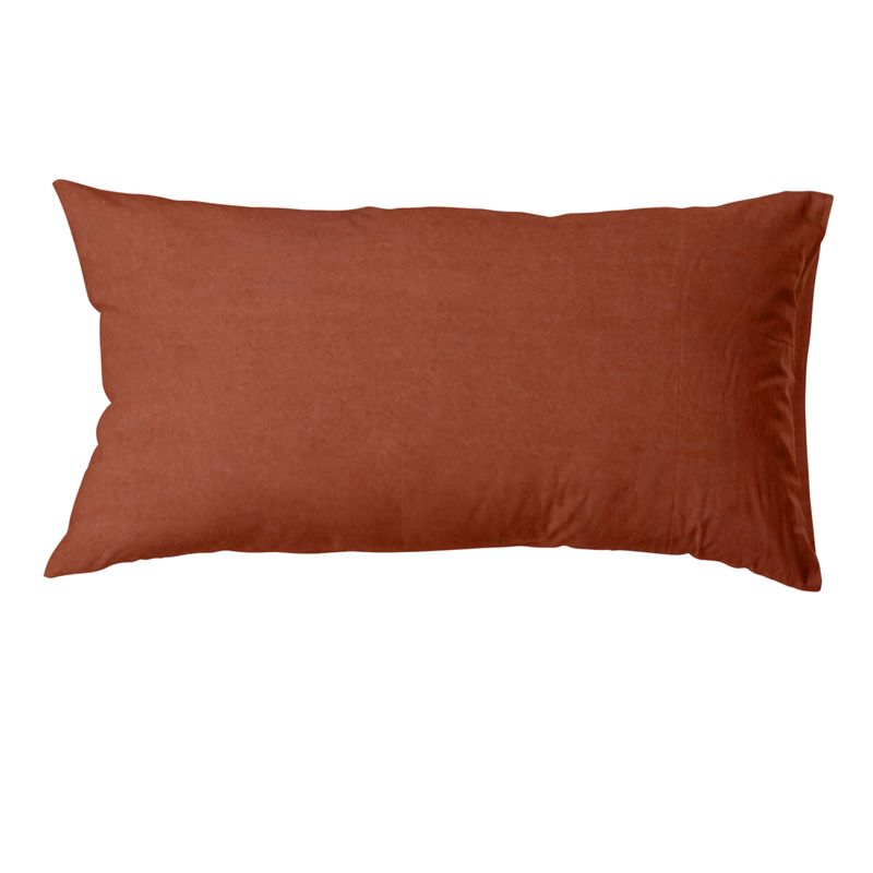 Örngott Elton Cognac BCI Bomull 50x90 Nina Royal