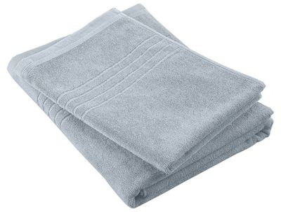 Helle Ljusblå Badrumshandduk Frotté Borganäs of Sweden