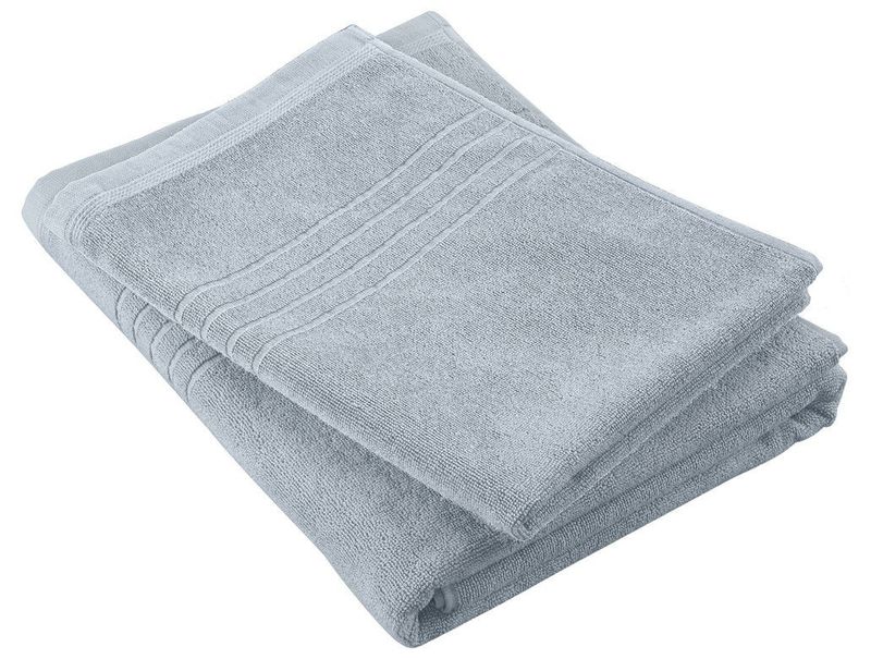Helle Ljusblå Badrumshandduk Frotté Borganäs of Sweden