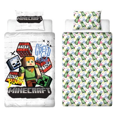 Minecraft Multi Barn Bäddset Enkeltäcke 150x210