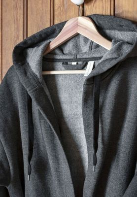 Morgonrock College Mörkgrå Kosta Linnewäfveri