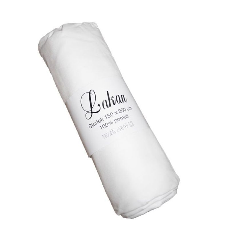 Kampanj Vit Lakan Enkelsäng 150x250 Nina Royal