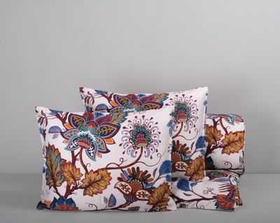 Glimminge Bambu Blommigt Bäddset Enkeltäcke 3-dels 150x210 Värnamo of Sweden