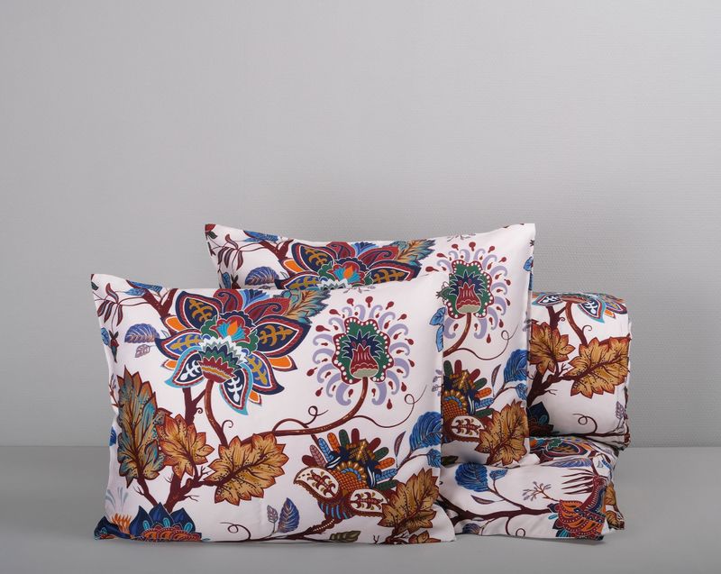 Glimminge Bambu Blommigt Bäddset Enkeltäcke 3-dels 150x210 Värnamo of Sweden