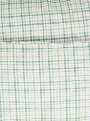 Dalskog Seersucker Grön Rutigt Bäckebölja Bäddset Enkeltäcke 150x210 Kosta Linnewäfveri