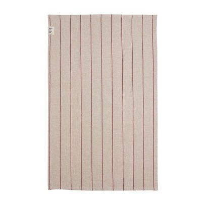 Lucas Röd/Beige Kökshandduk 50x70 Fondaco