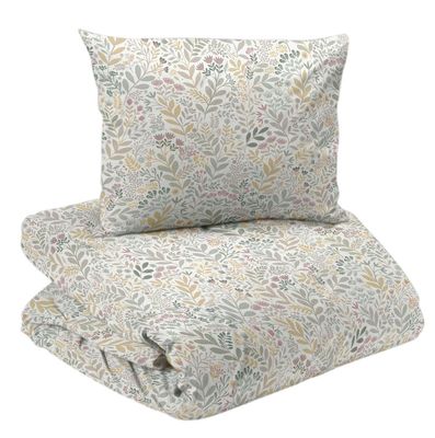 Hage Pastell Blommigt Bäddset Enkeltäcke 150x210 Redlunds