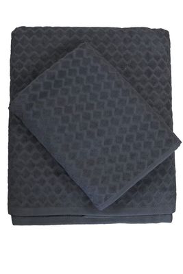 Diamond Badrumshandduk Frotté Mörkgrå Redlunds