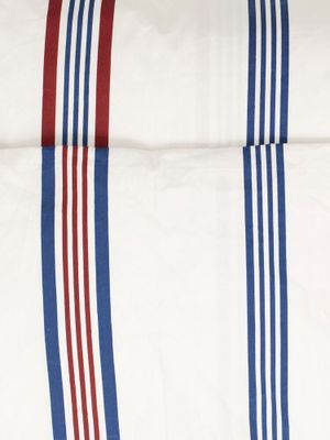 Sydkoster Beige Percale Randigt Bäddset Enkeltäcke 150x210 Lord Nelson Victory