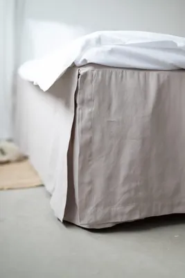 Sängkappa Greige Enkelsäng 90x200+45 Borganäs of Sweden
