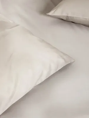 Harmoni Satin Elfenben Bäddset Enkeltäcke 150x210 Höie