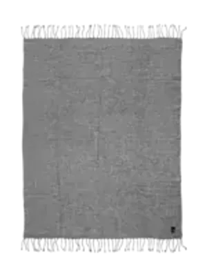 Pläd Sjövallen Grå 130x170 cm Kosta Linnewäfveri
