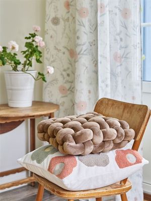 Daisy Linne Blommor Teddy Kuddfodral 45x45 Redlunds